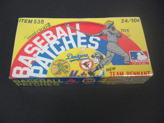 1975 Fleer Baseball Patches Unopened Wax Box