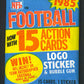 1985 Fleer In-Action Football Unopened Wax Pack