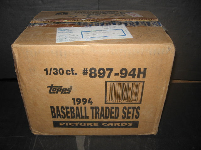 1994 Topps Baseball Traded Factory Set Case (30 Sets)