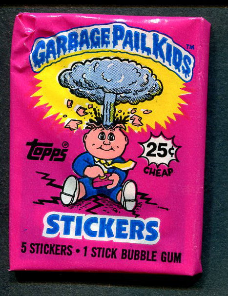 1985 Topps Garbage Pail Kids Series 1 Unopened Wax Pack (w/ price)