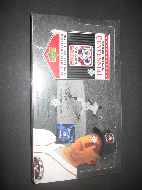 2001 Upper Deck Centennial Minor League Baseball Box