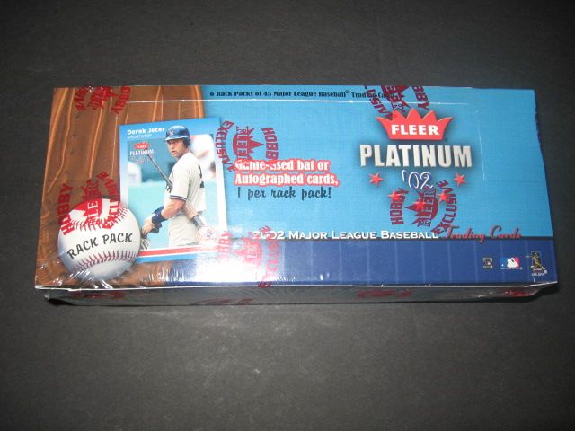 2002 Fleer Platinum Baseball Rack Box (Hobby)