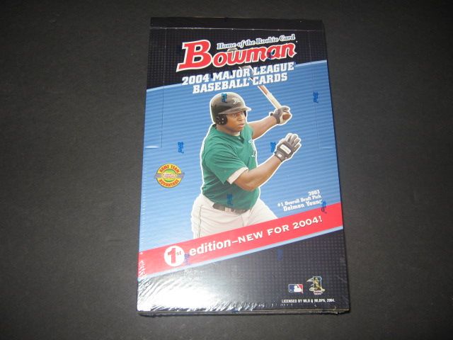 2004 Bowman Baseball 1st Edition Box (HTA)