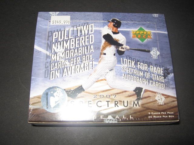 2007 Upper Deck Spectrum Baseball Box