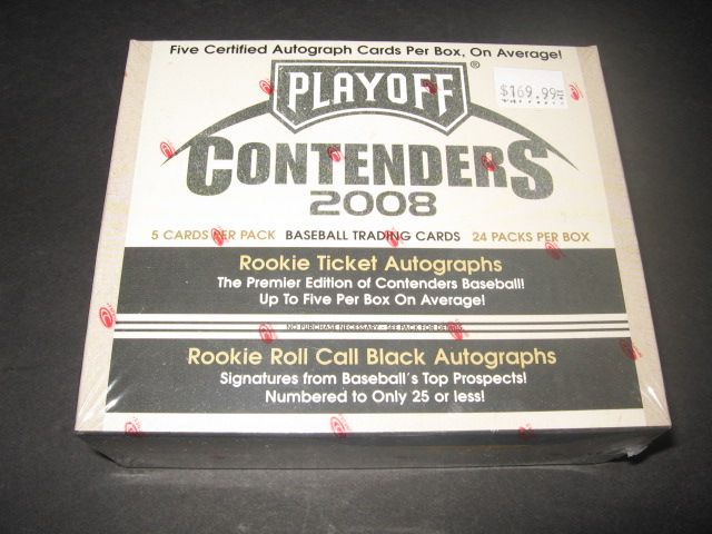 2008 Playoff Contenders Baseball Box