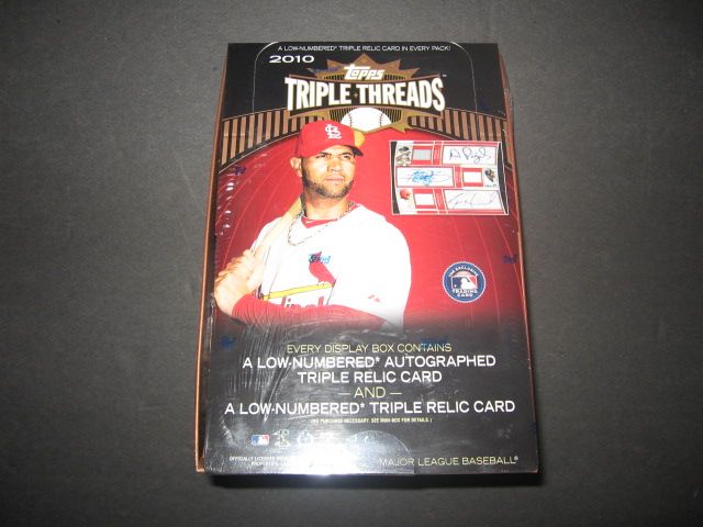 2010 Topps Triple Threads Baseball Box (Hobby)