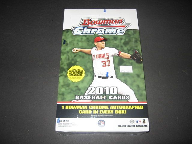 2010 Bowman Chrome Baseball Box (Hobby)