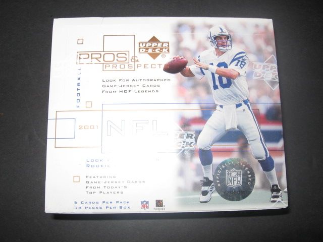 2001 Upper Deck Pros & Prospects Football Box (Hobby)