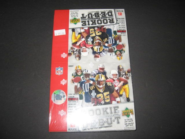 2006 Upper Deck Rookie Debut Football Box (Hobby)