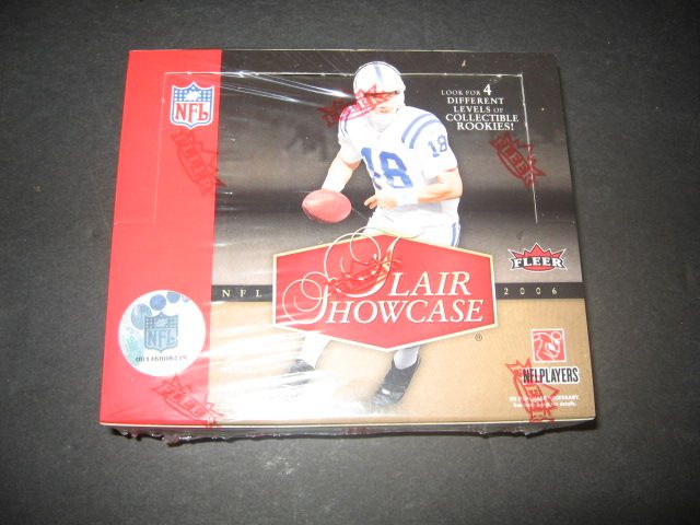 2006 Fleer Flair Showcase Football Box