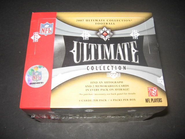 2007 Upper Deck Ultimate Collection Football Box (Hobby)