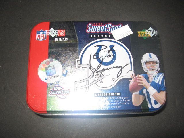 2007 Upper Deck Sweet Spot Football Box (Tin) (Hobby)