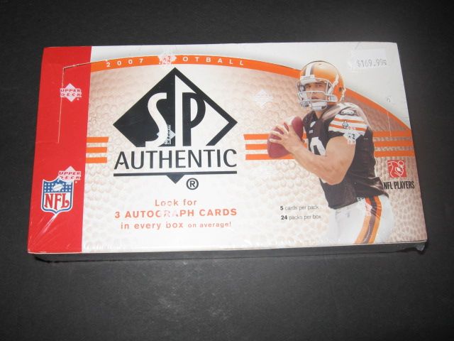 2007 Upper Deck SP Authentic Football Box (Hobby)