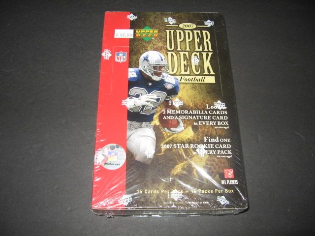 2007 Upper Deck Football Box (Hobby)