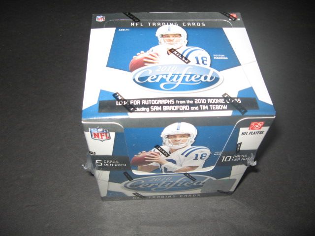 2010 Panini Certified Football Box (Hobby)