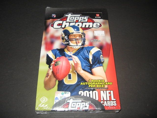 2010 Topps Chrome Football Box (Hobby) (24/4)