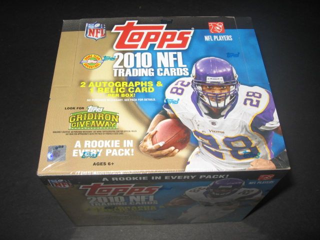 2010 Topps Football Jumbo Box (HTA)