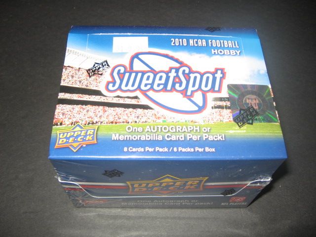 2010 Upper Deck Sweet Spot NCAA Football Box (Hobby)