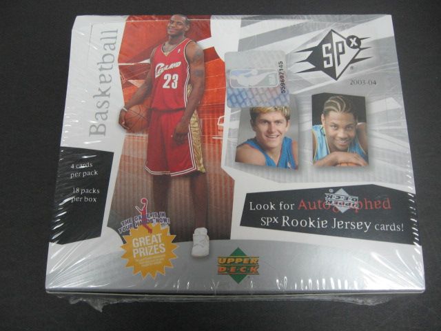 2003/04 Upper Deck SPX Basketball Box (Hobby)