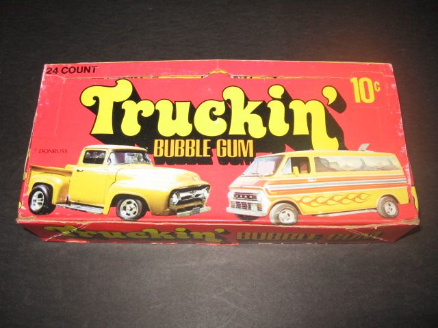 1973 Donruss Truckin Unopened Wax Box