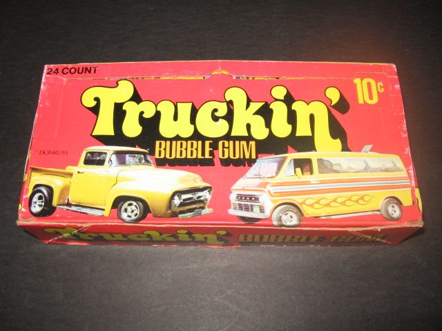 1973 Donruss Truckin Unopened Wax Box (Authenticate)