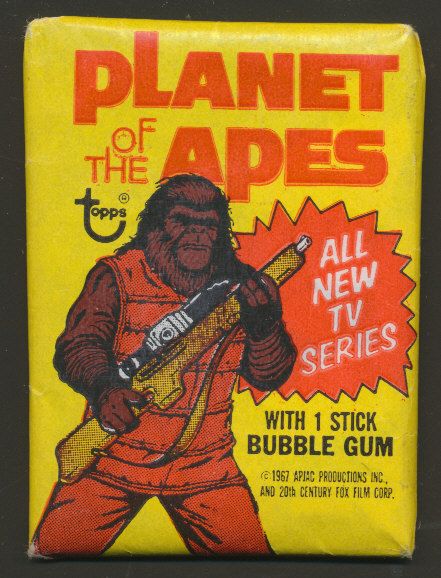 1975 Topps Planet of the Apes Unopened Wax Pack