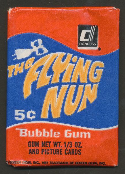 1968 Donruss Flying Nun Unopened Wax Pack