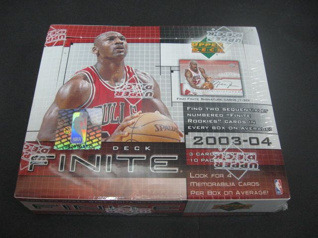 2003/04 Upper Deck Finite Basketball Box (Hobby)