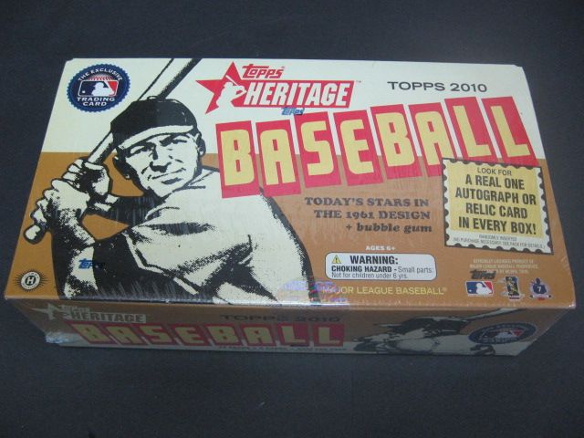 2010 Topps Heritage Baseball Box (Hobby)
