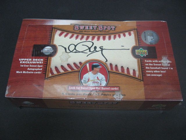 2002 Upper Deck Sweet Spot Baseball Box (Hobby)