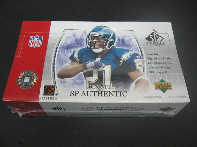 2003 Upper Deck SP Authentic Football Box (Hobby)