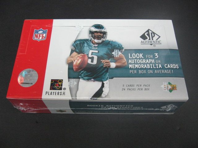 2005 Upper Deck SP Authentic Football Box (Hobby)