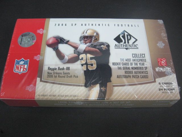 2006 Upper Deck SP Authentic Football Box (Hobby) (24/5)