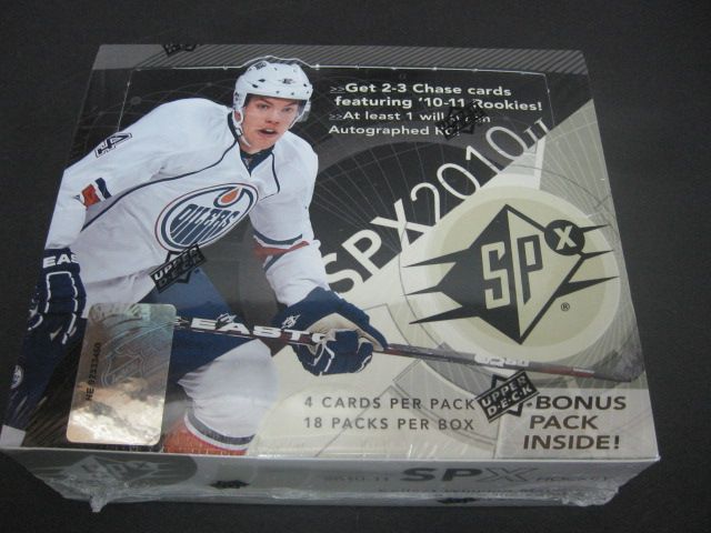 2010/11 Upper Deck SPX Hockey Box (Hobby)