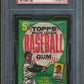 1965 Topps Baseball Unopened Wax Pack PSA 8 (1962 wrapper)