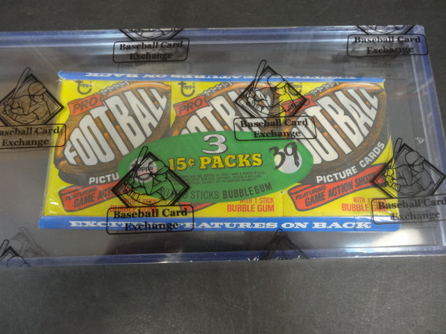 1977 Topps Football Unopened Wax Pack Tray (BBCE)