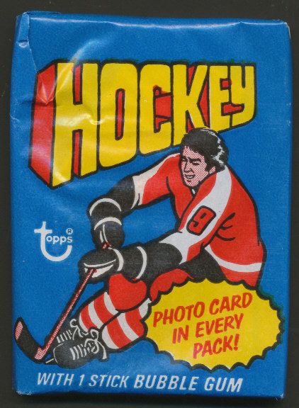 1978/79 Topps Hockey Unopened Wax Pack (1976/77 Wrapper)