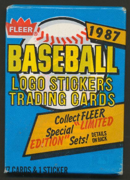 1987 Fleer Baseball Unopened Wax Pack