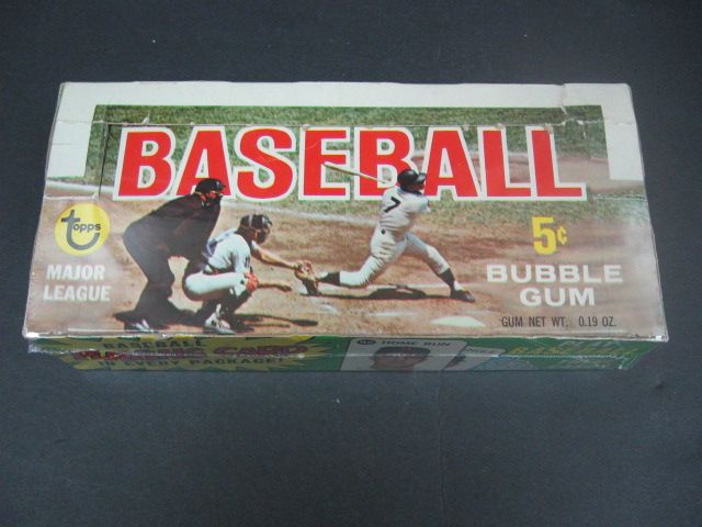 1968 Topps Baseball 5 Cent Empty Display Box