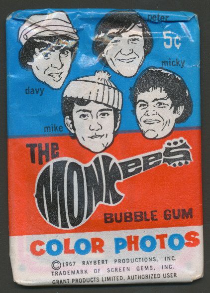 1967 Donruss Monkees Series 2 Unopened Wax Pack