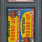 1956 Topps Western Round Up Unopened 1 Cent Wax Pack PSA 8