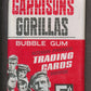 1967 Leaf Garrisons Gorillas Unopened Wax Pack