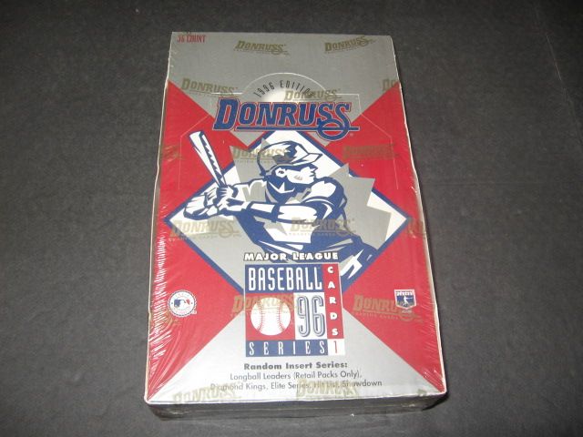 1996 Donruss Baseball Series 1 Box (Retail)