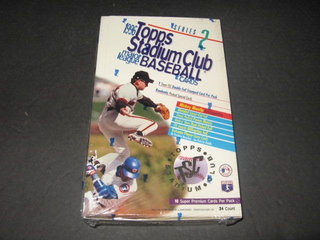 1996 Topps Stadium Club Baseball Series 2 Box (Retail) (24/10)