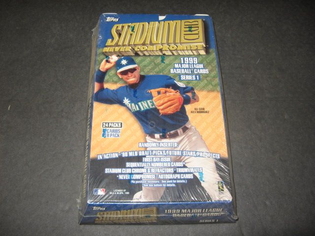 1999 Topps Stadium Club Baseball Series 1 Box (Retail)