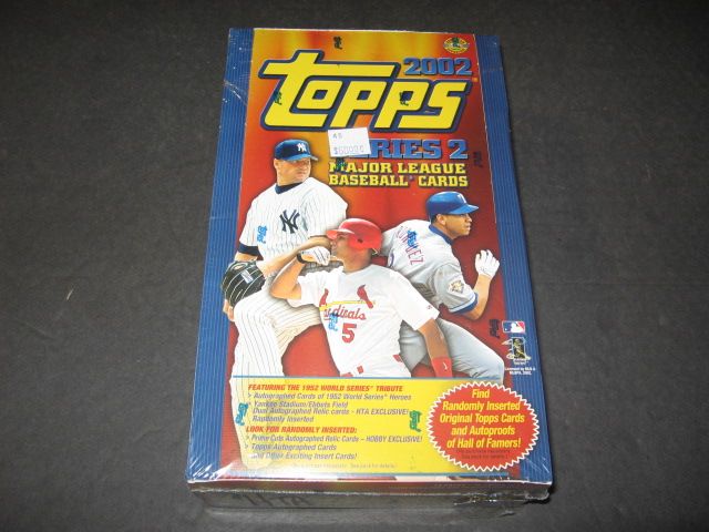 2002 Topps Baseball Series 2 Jumbo Box (HTA)