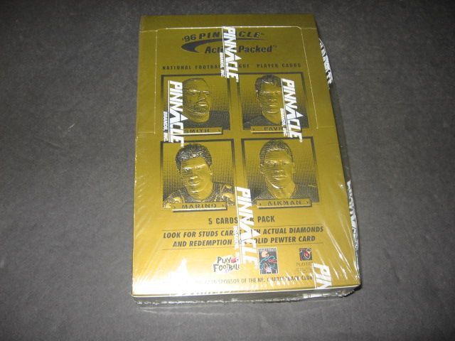 1996 Pinnacle Action Packed Football Box