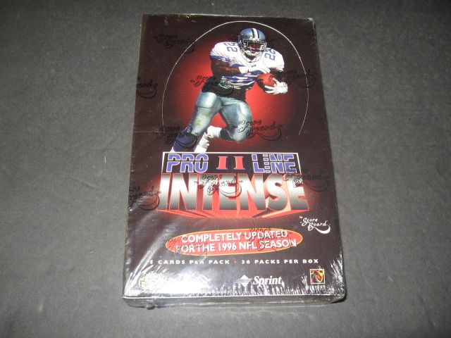 1996 Pro Line Intense Football Series 2 Box