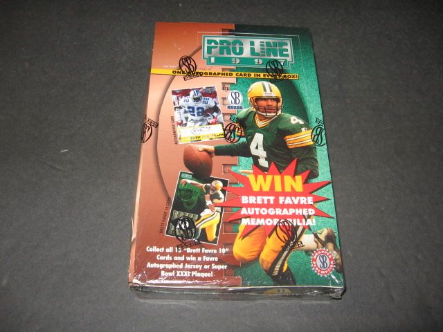1997 Score Board Pro Line Football Box