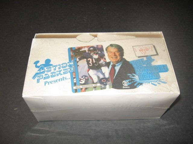 1990 Action Packed Football All Madden Team Box